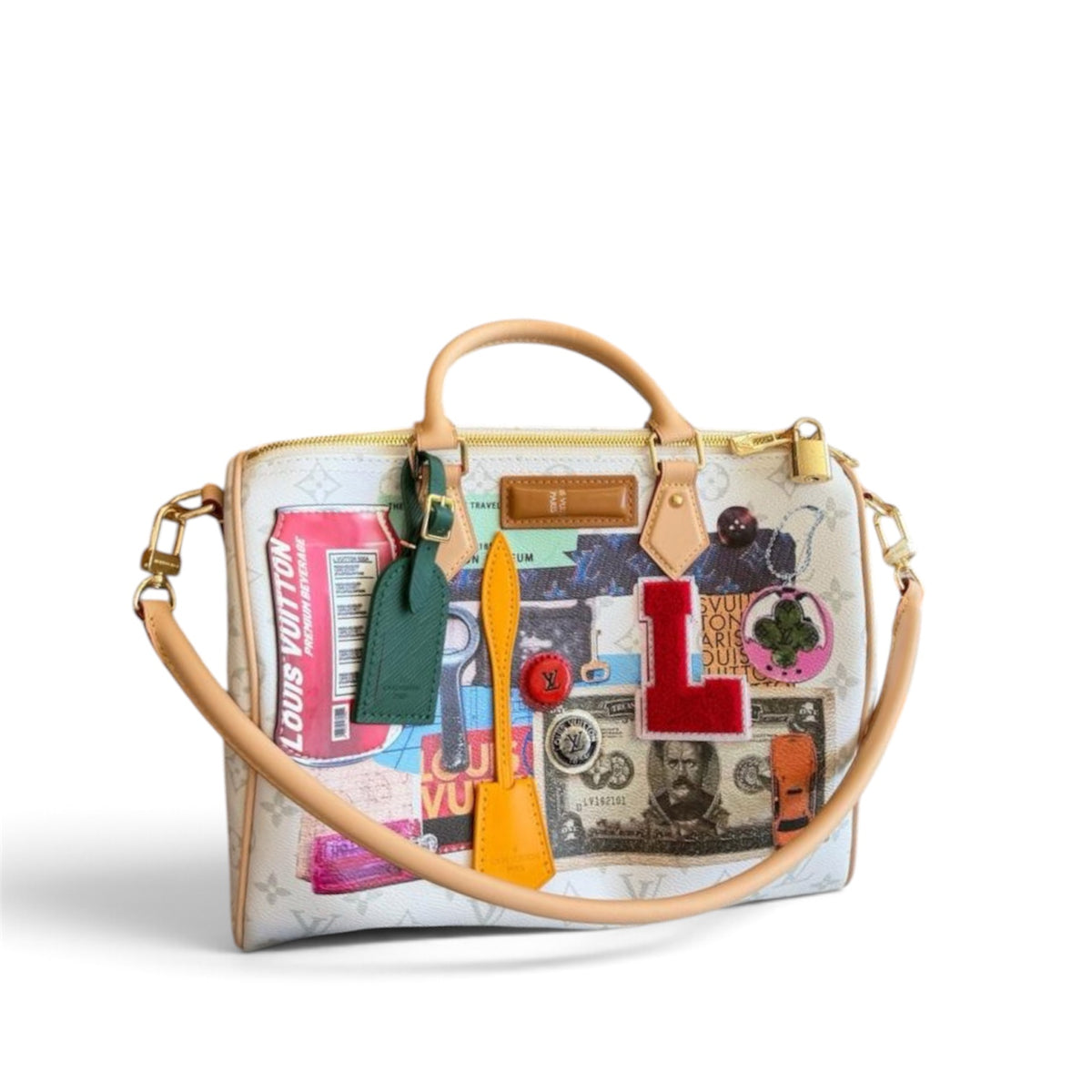 Louis Vuitton Speedy Bandoulière 25 (Pop Art / Patch Print Edition)
