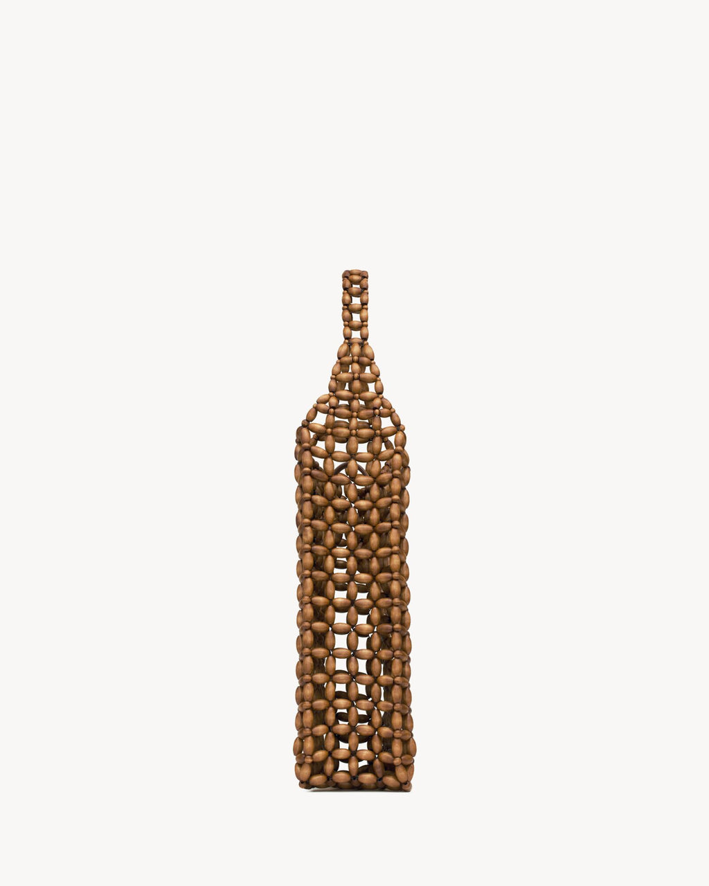 Saint Laurent LE 5 À 7 Hobo Bag in Beaded Wood