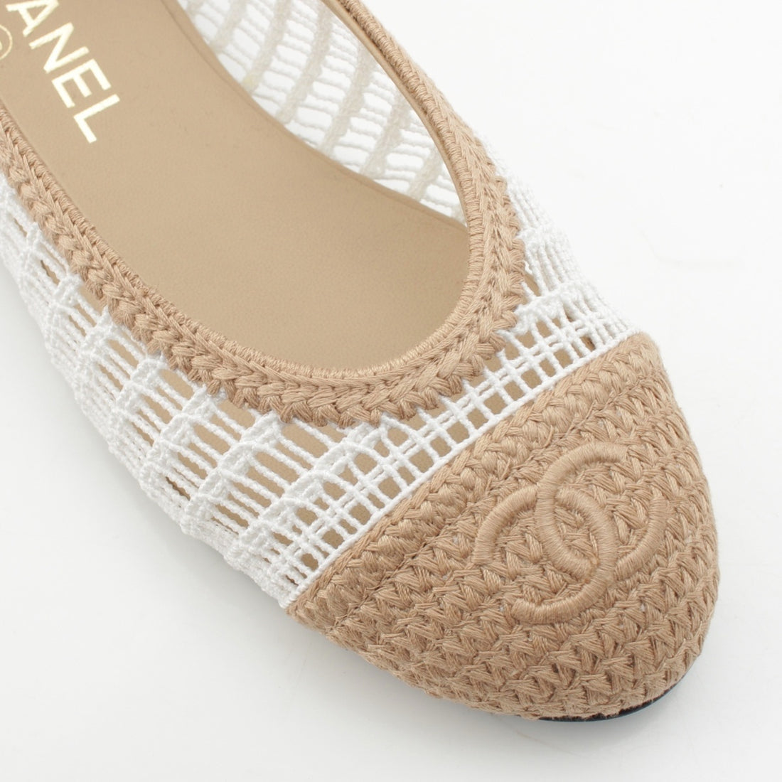 Chanel Crochet Ballet Flats