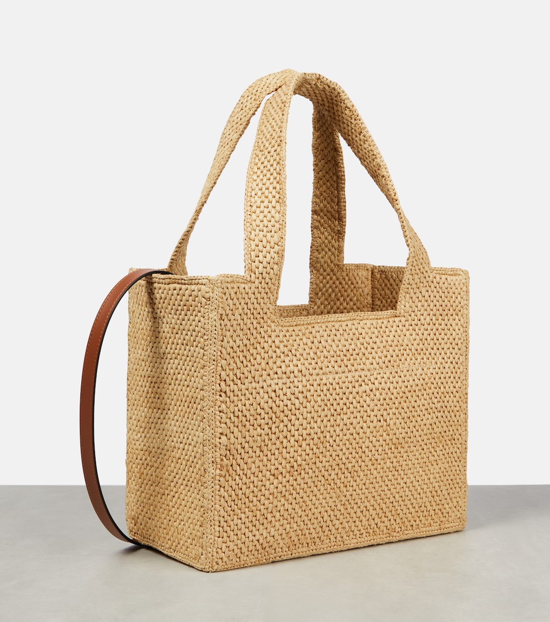 Loewe Standard A5 Tote in Raffia