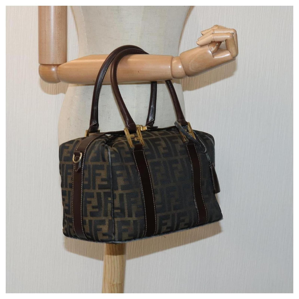 Fendi Inspired Boston Bag – FF Monogram