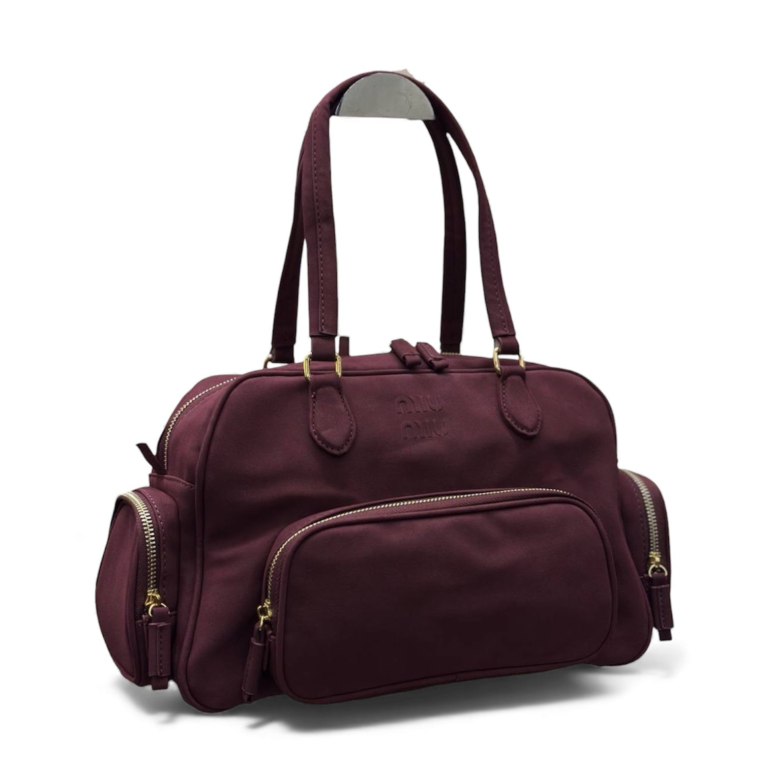 Miu Miu Velvety Leather Utility Bag