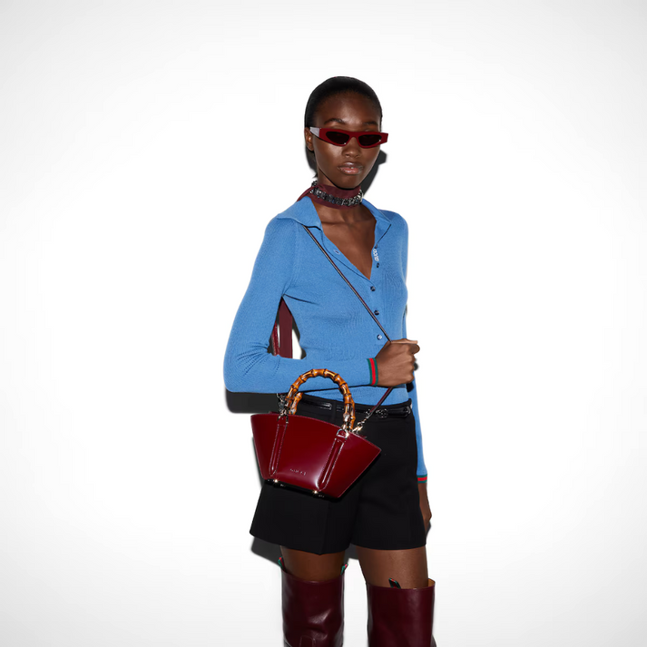 Gucci Mini Bamboo Top Handle Tote Bag