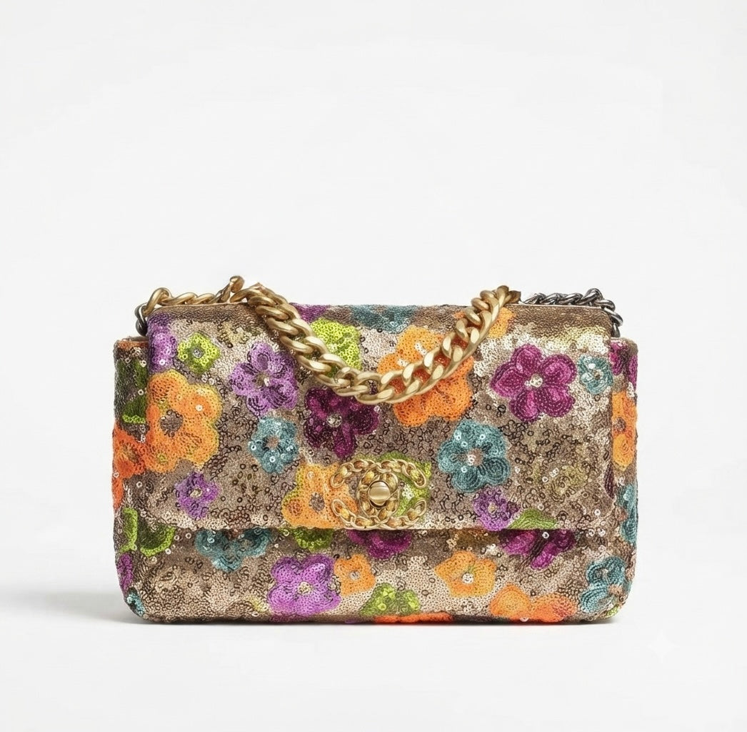 Chanel Sequin Flap Bag