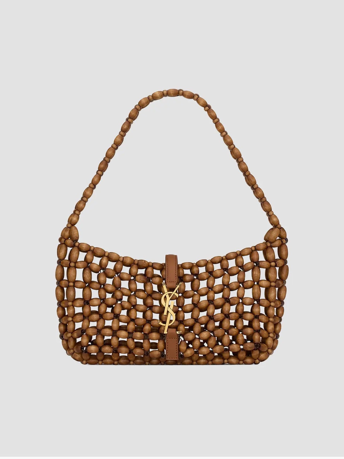 Saint Laurent Le 5 à 7 Beaded Shoulder Bag