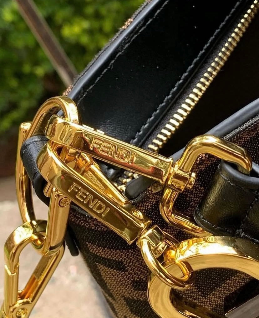 Fendi Chain Handle Tote Bag