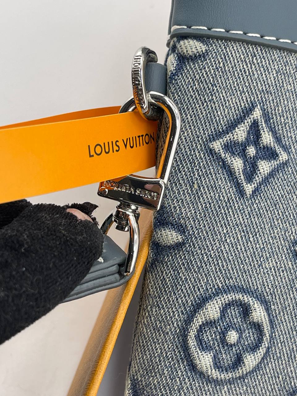Louis Vuitton Denim Monogram Pouch