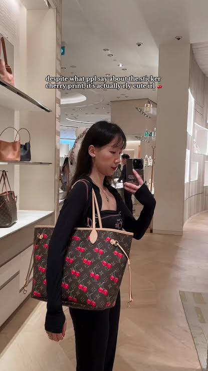 Louis Vuitton Cherry Tote Bag