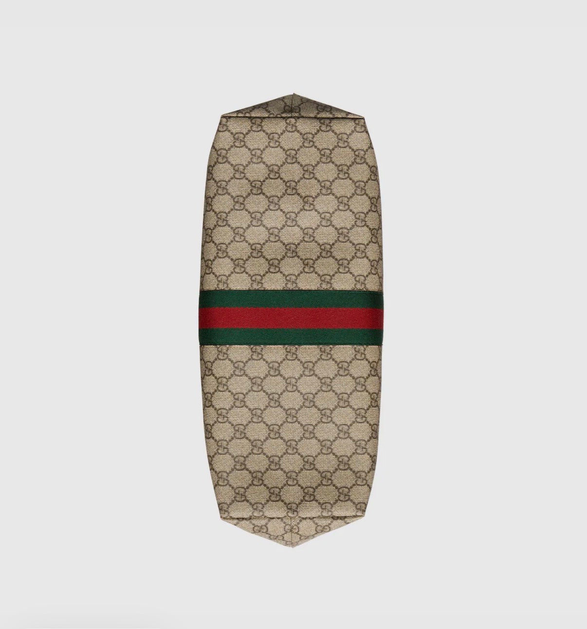 Ophidia medium leather-trimmed printed coated-canvas tote