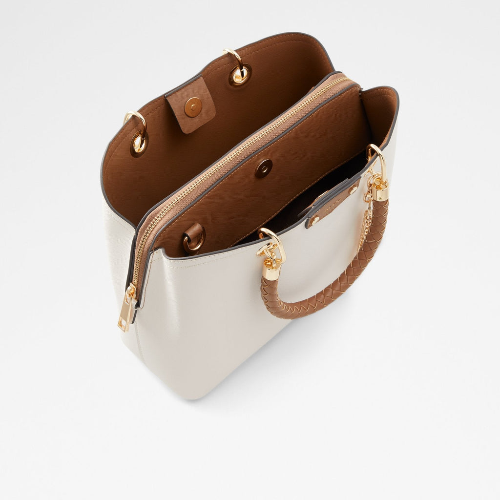 Aldo Striped Top Handle Bag