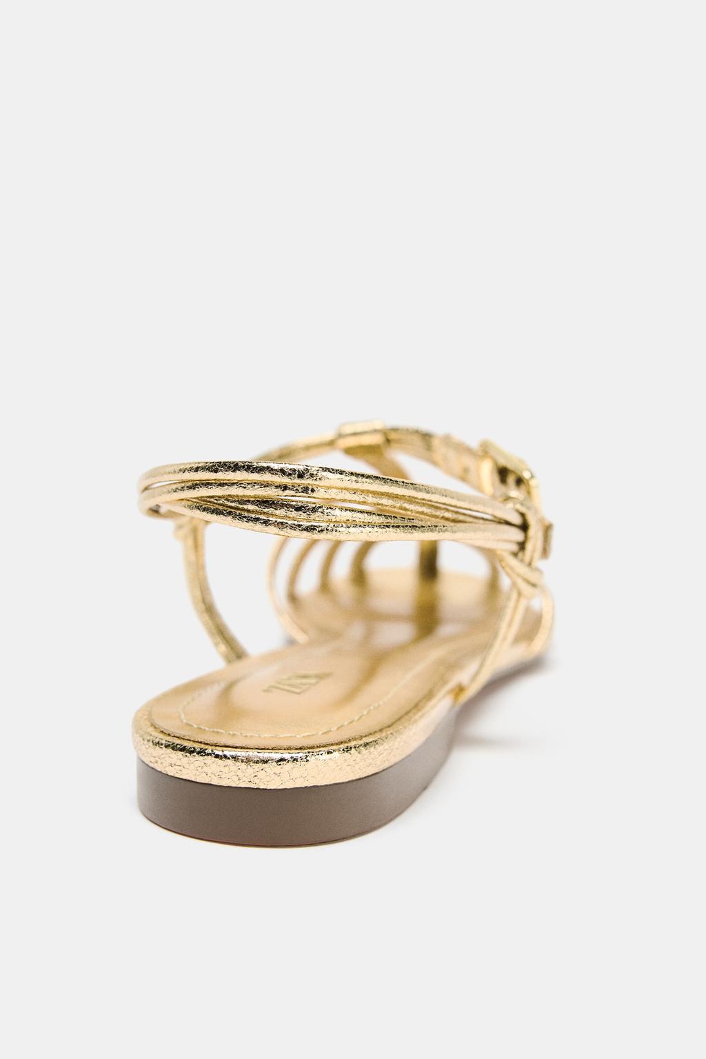 ZARA Braided Strap Sandals