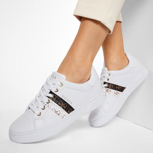 GUESS Logo Stripe Low-Top Sneakers