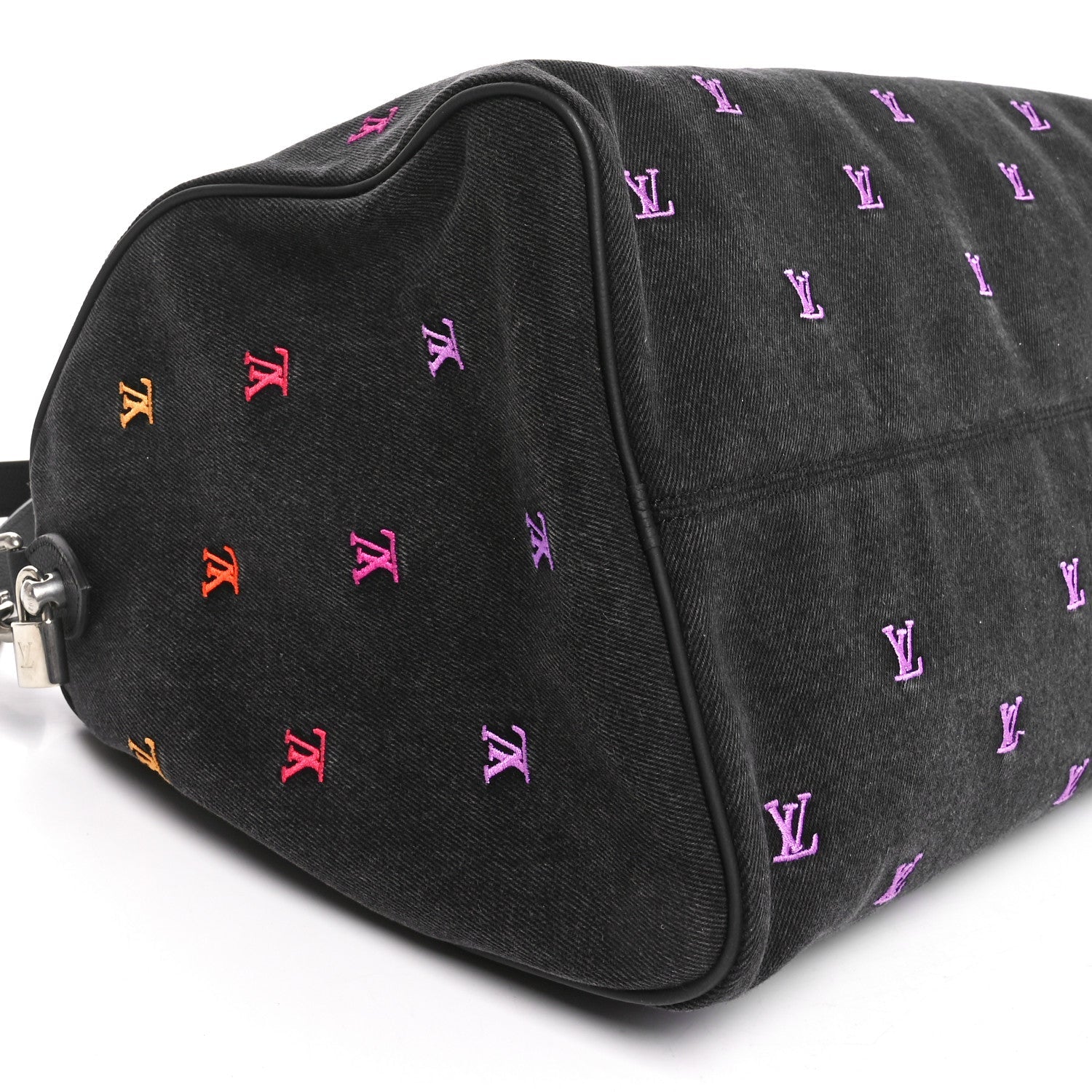 Louis Vuitton Black Denim Monogram Duffle Bag – Jeans Quality
