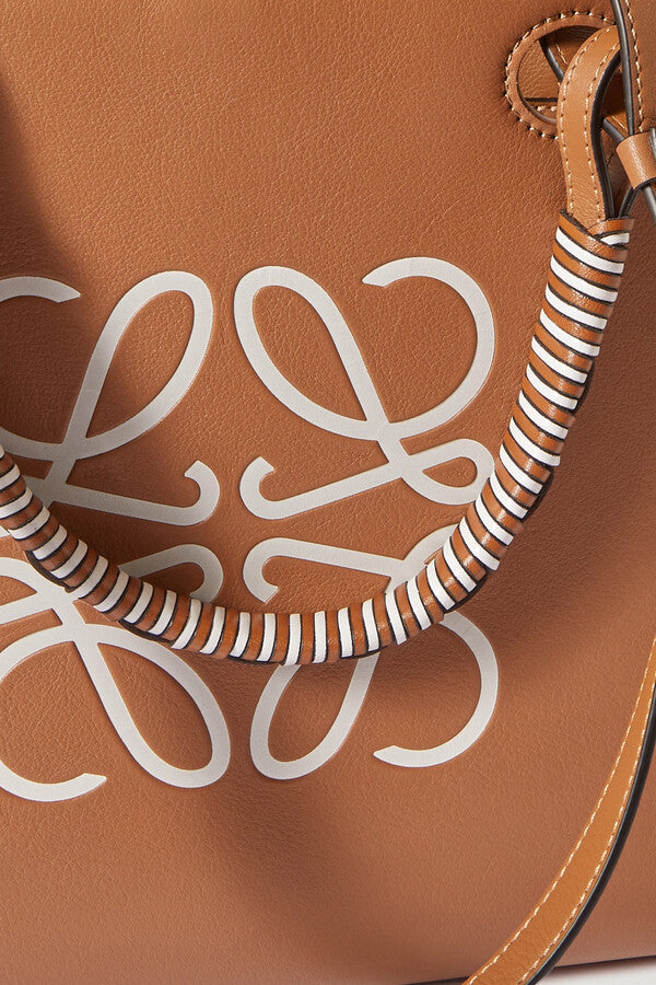 Loewe Anagram Debossed Printed Leather Tote