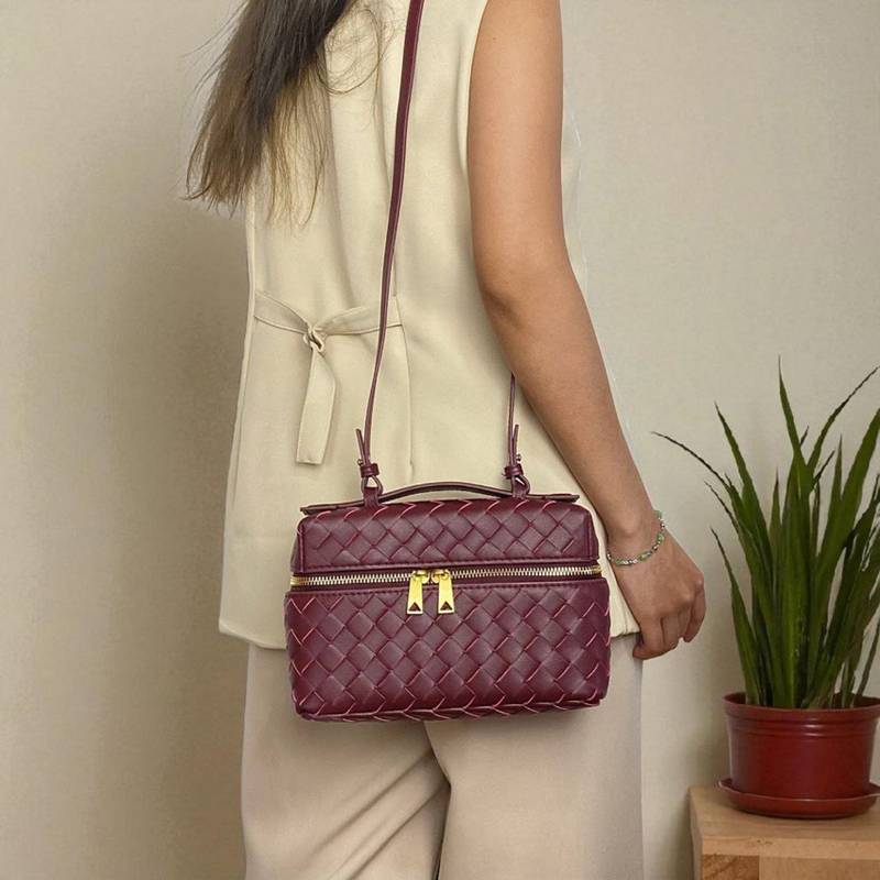 Bottega Veneta Bang Bang small Intrecciato leather vanity bag