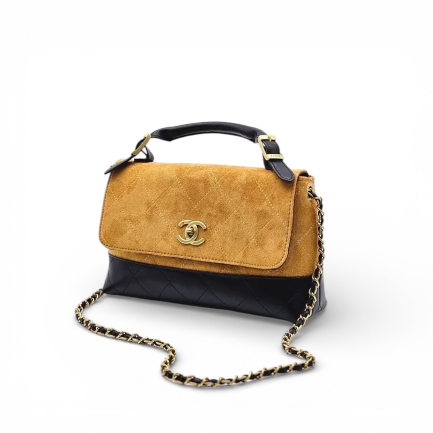 Chanel Coco Handle Flap Bag – Suede & Leather