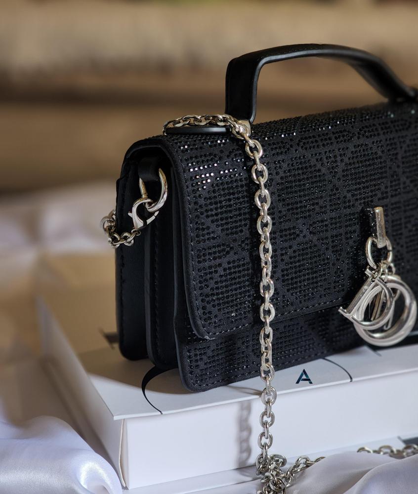 Dior Caro Evening Bag – Crystal Embellished