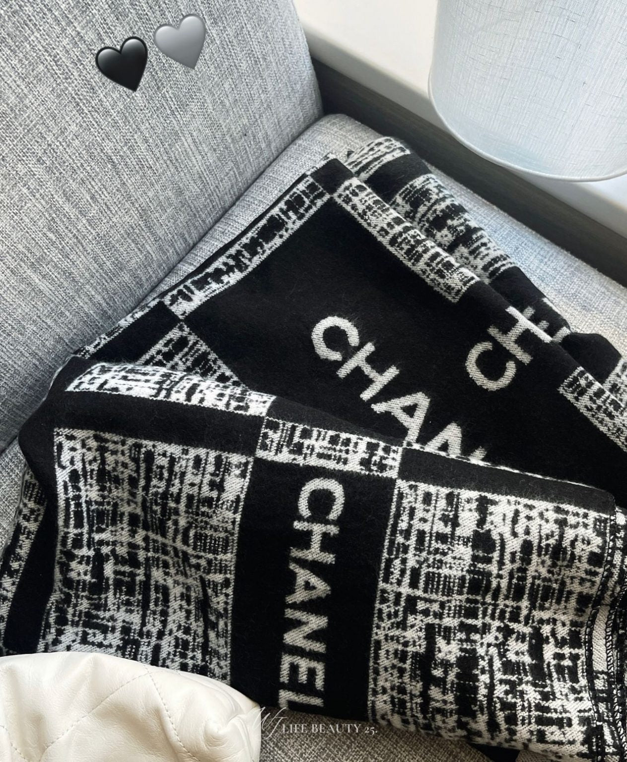 Chanel – Double-Face Signature Shawl