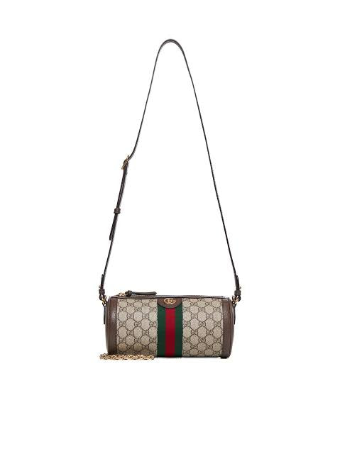 Gucci GG Canvas Shoulder Bag with Chain