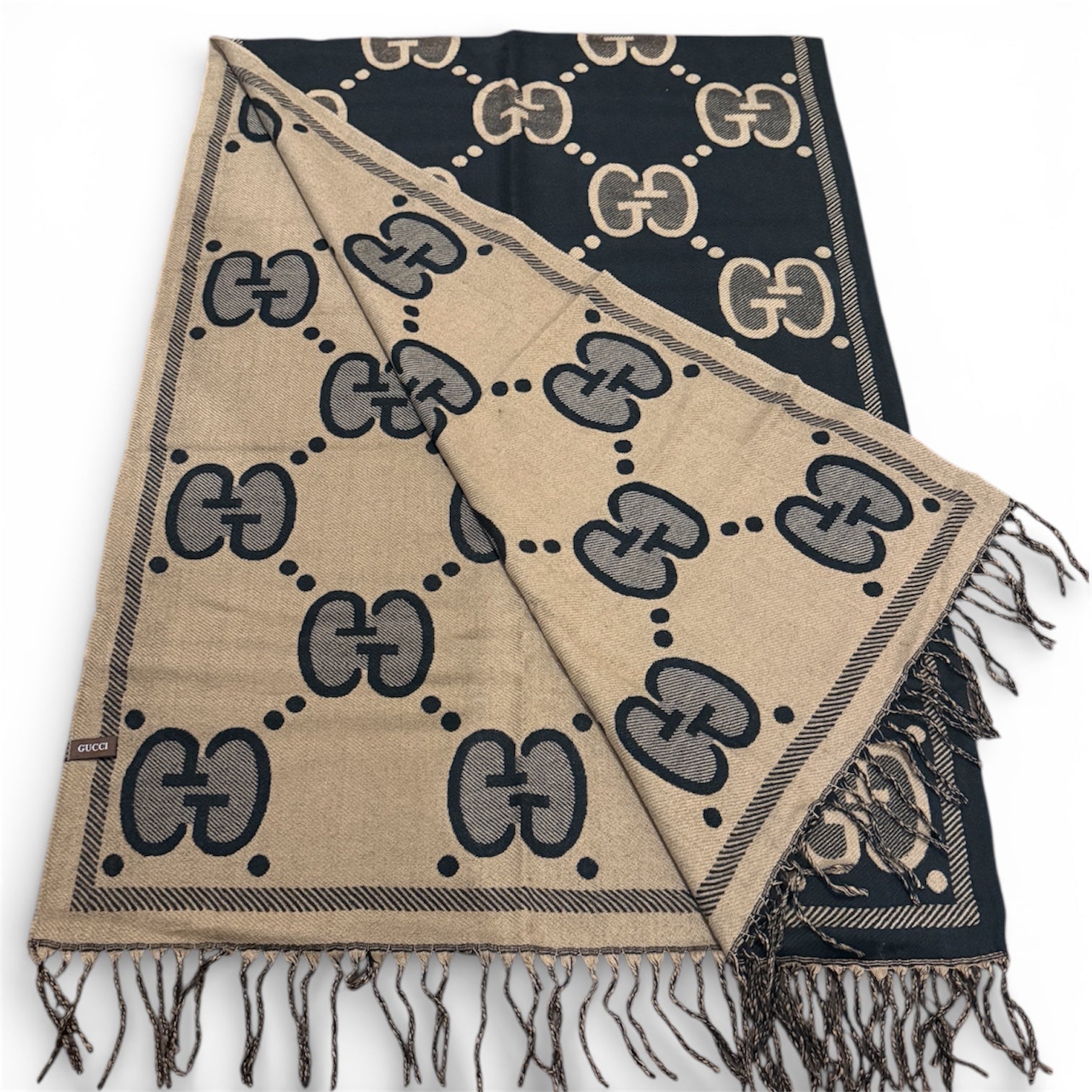 Gucci Double Face Wool Scarf