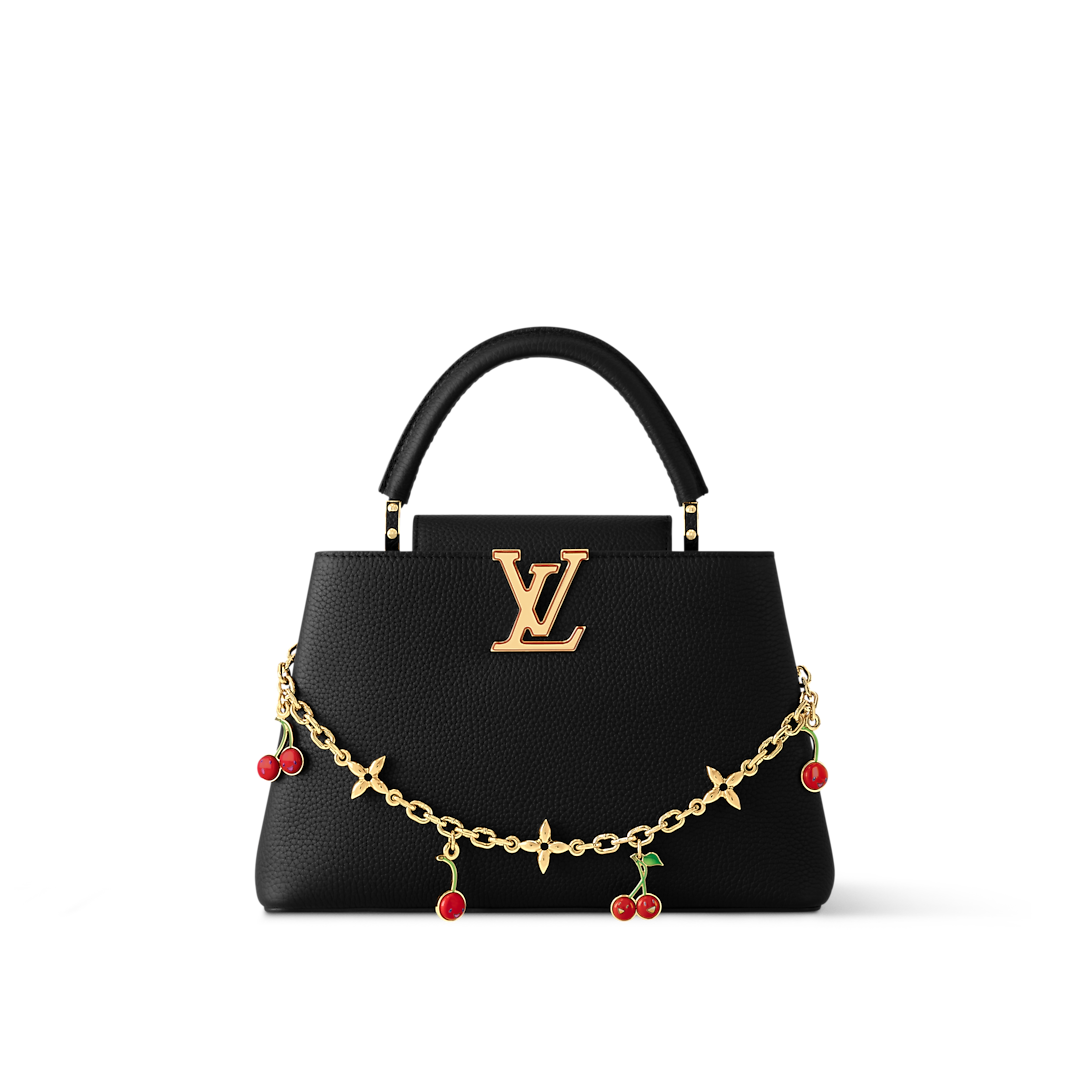 Louis Vuitton Capucines Cherry Charm Bag