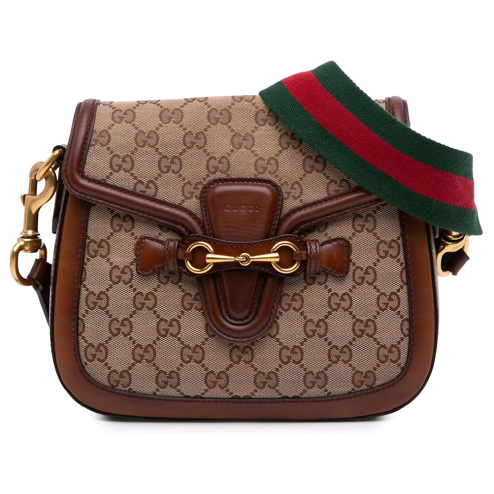 Gucci Horsebit GG Supreme Shoulder Bag