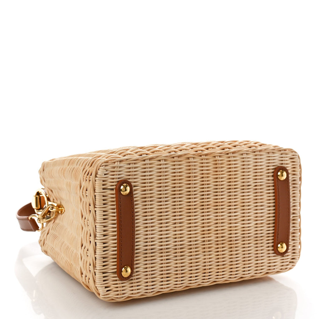 Louis Vuitton Capucines MM Wicker Handbag