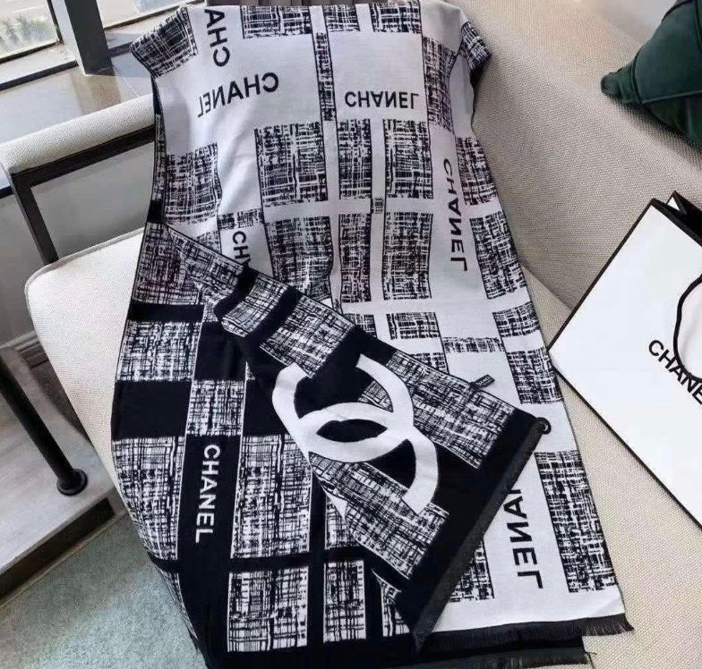 Chanel – Double-Face Signature Shawl