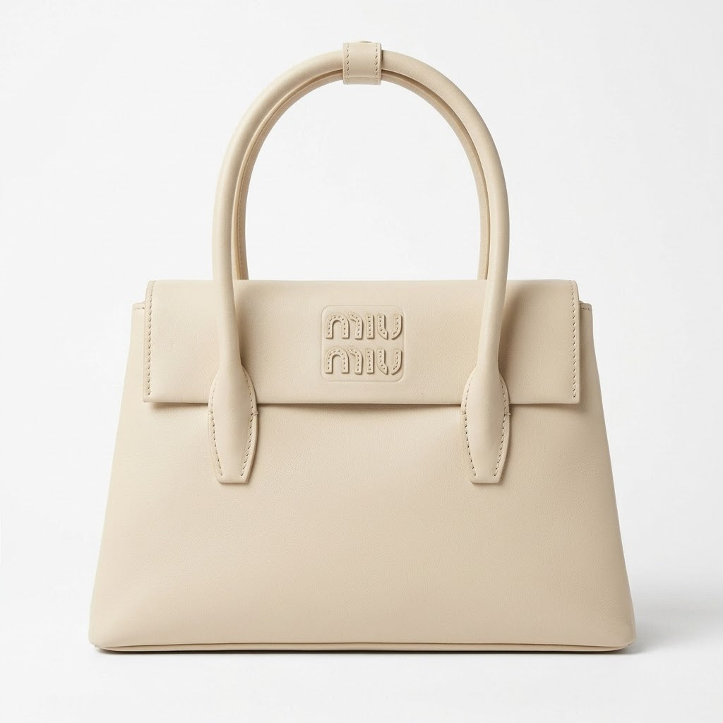 Miu Miu Leather Top Handle Bag