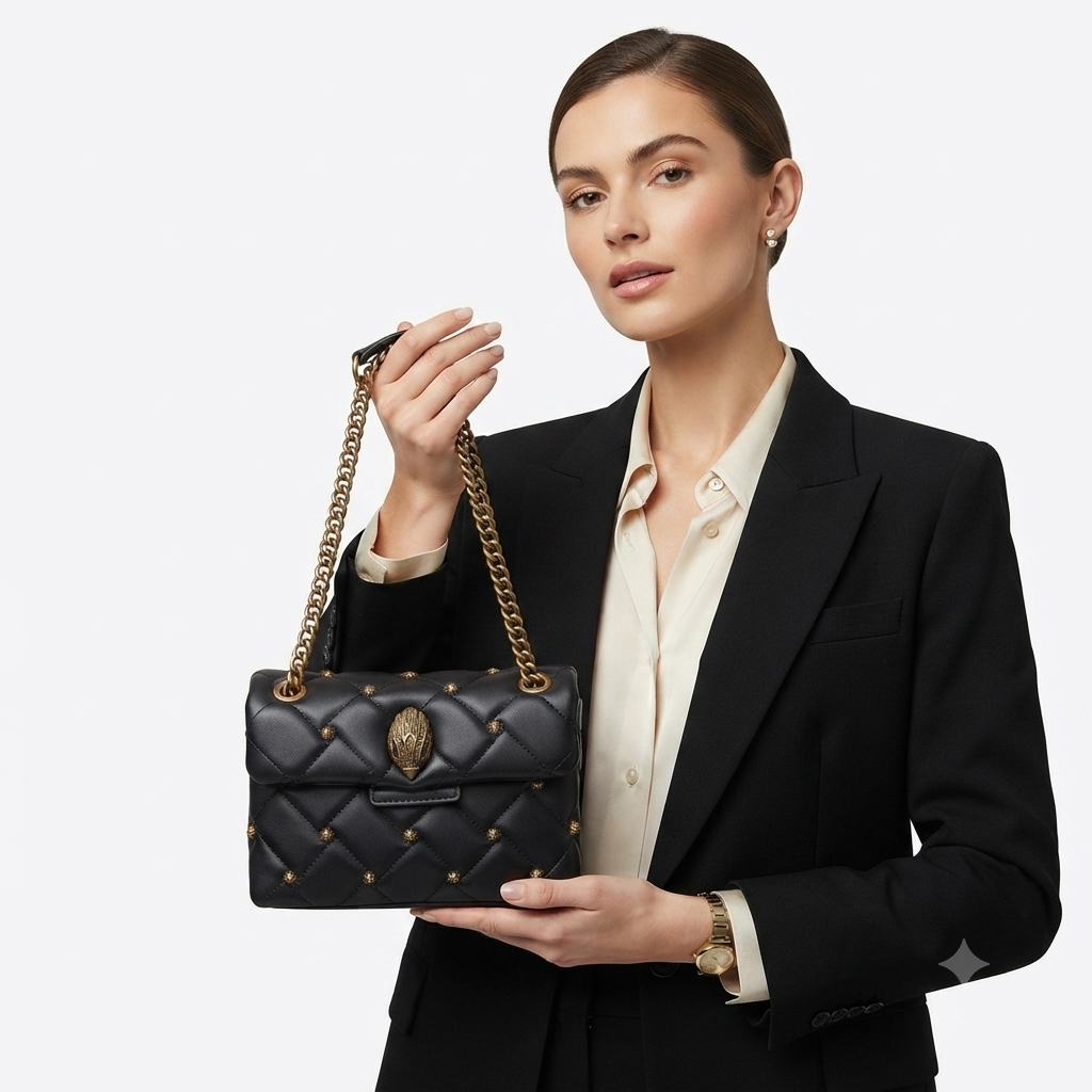 Kurt Geiger Kensington Studded Leather Bag