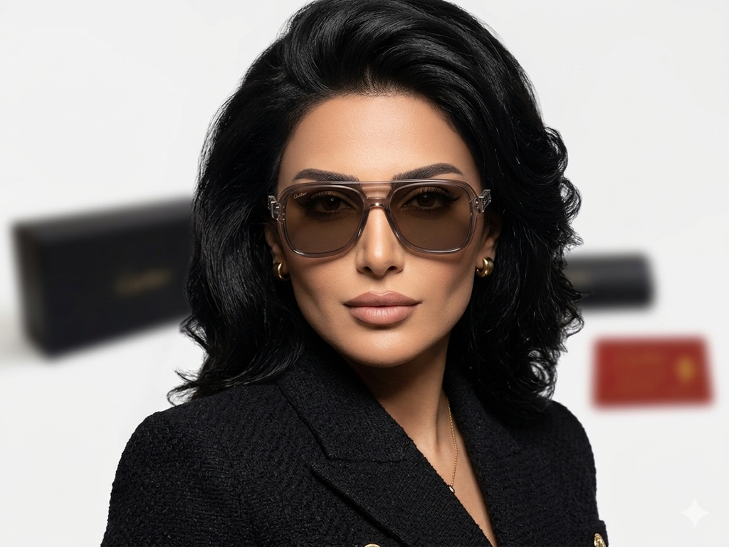 Cartier Première de Cartier Navigator Sunglasses