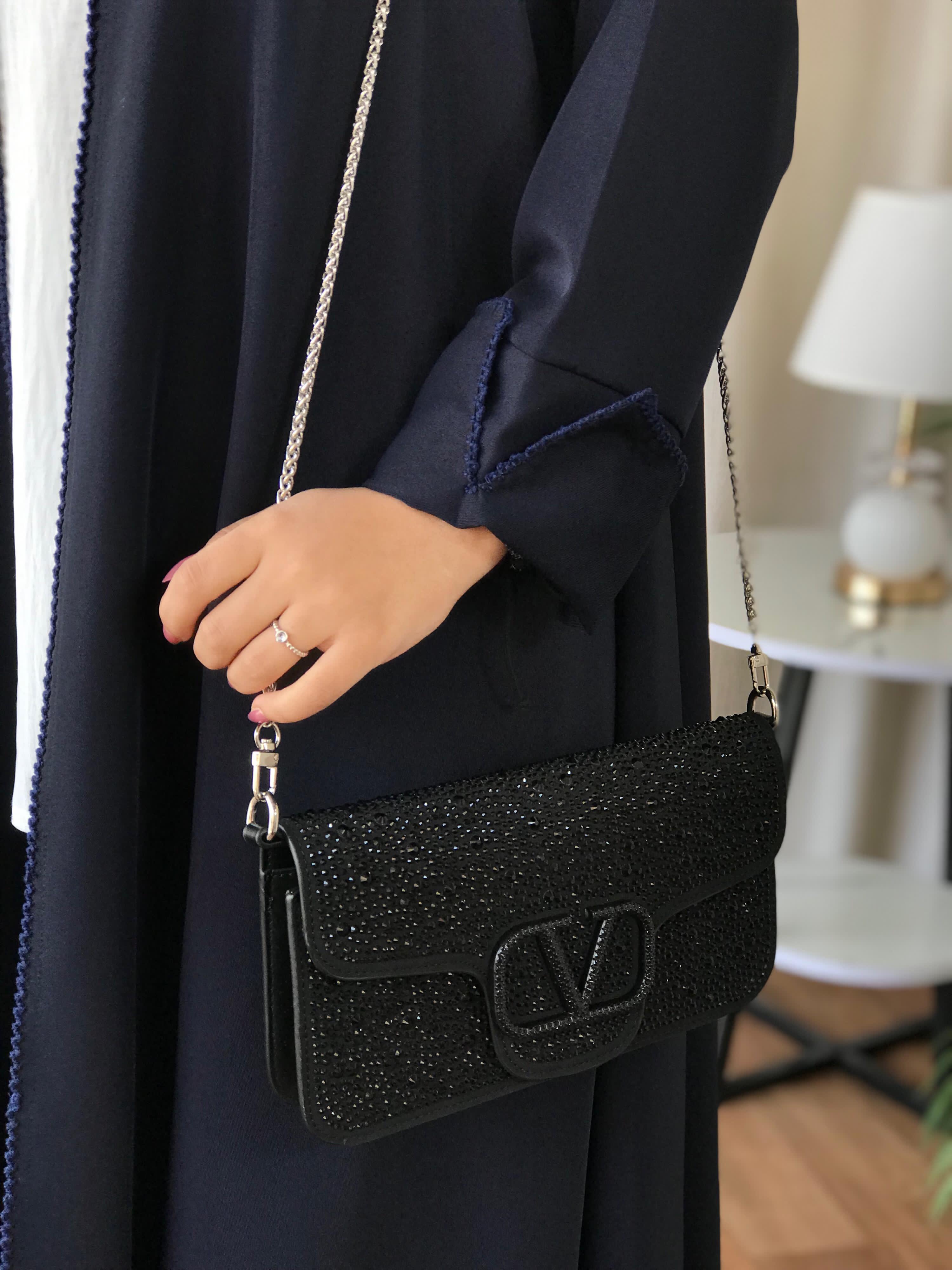 VALENTINO Garavani VLOGO Crystal-Embellished Shoulder Bag