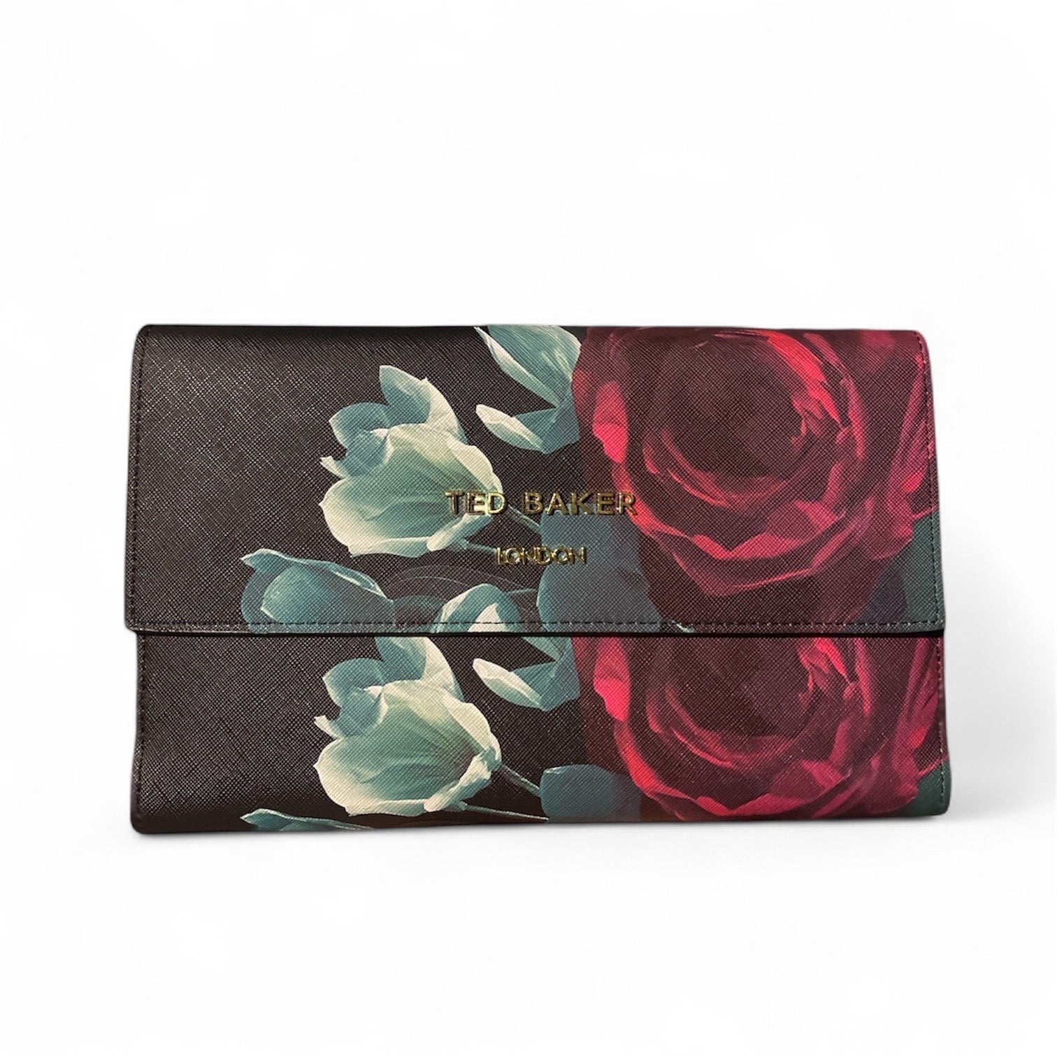 TED BAKER Papiena floral-print woven travel wallet