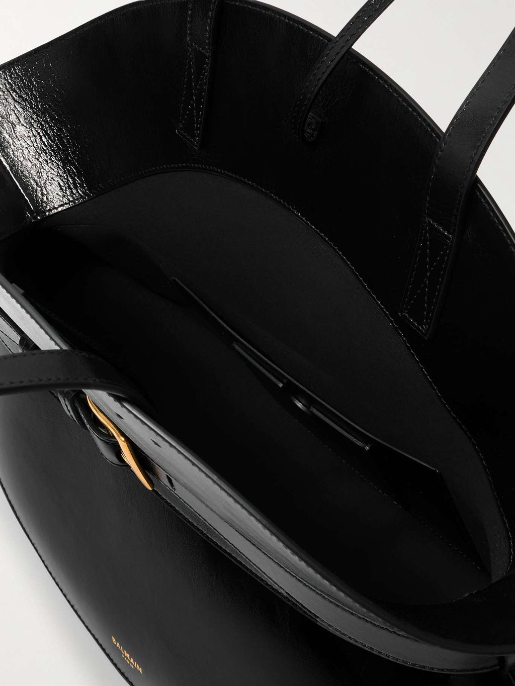 BALMAIN Shuffle Belt Shoulder Bag in Calfskin