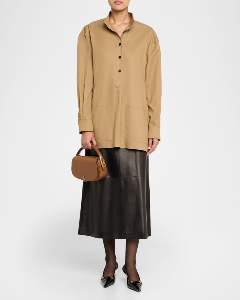 Saint Laurent Voltaire Shoulder Bag in Leather