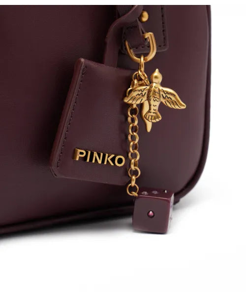 PINKO Leather Shoulder Bag Bowling