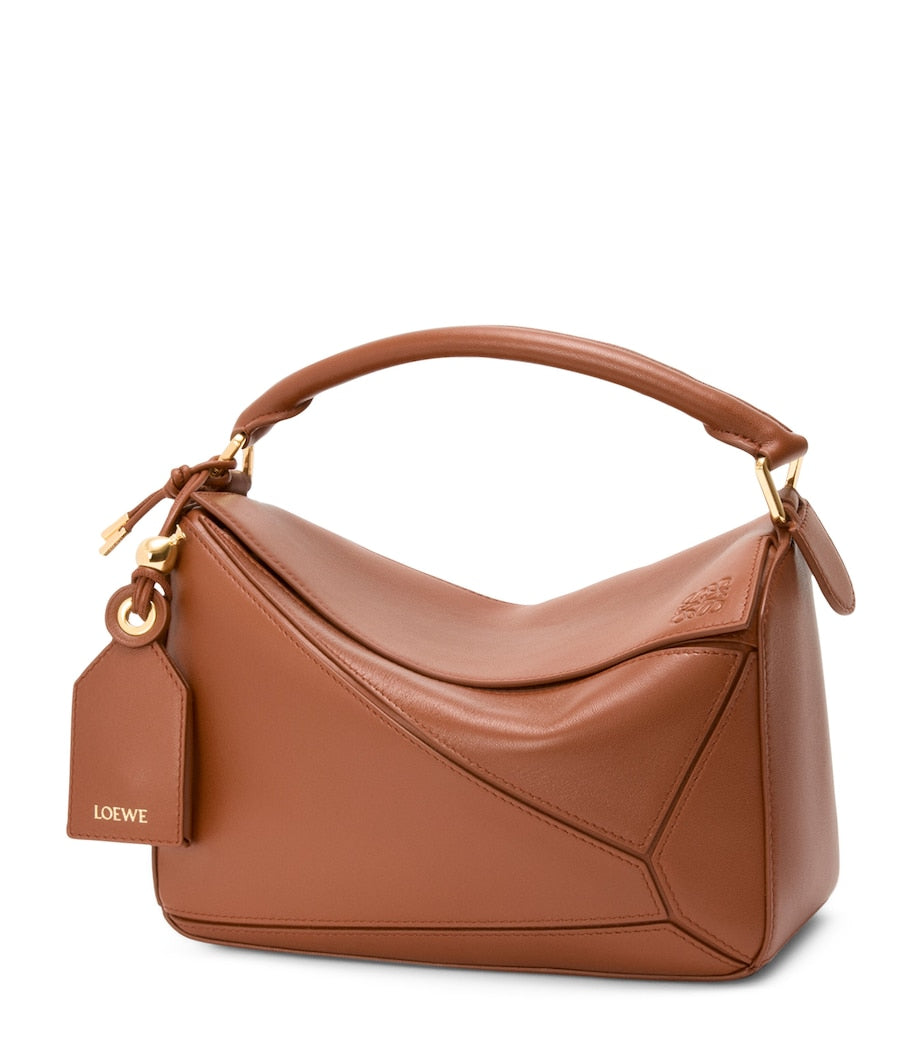 LOEWE Leather Featherlight Puzzle Top-Handle Bag