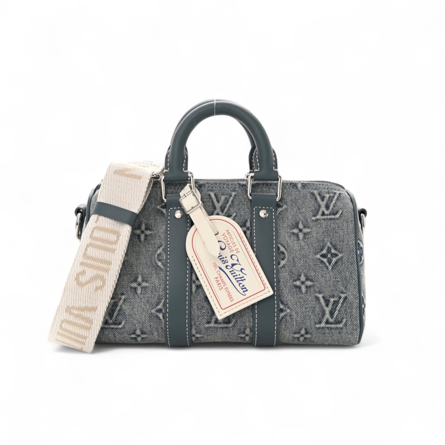 Louis Vuitton Speedy Bandoulière Denim 25