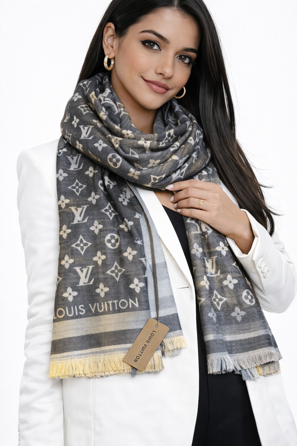Louis Vuitton Lightweight Double Face Scarf