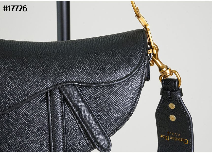 Dior Saddle Bag with Embroidered Strap