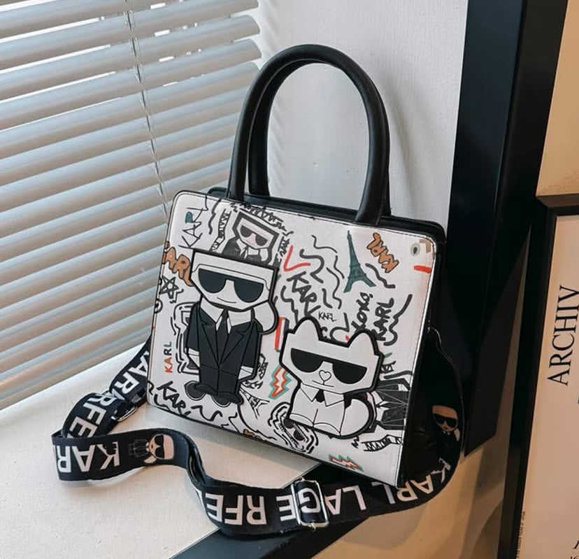 Karl Lagerfeld Canvas Tote Bag