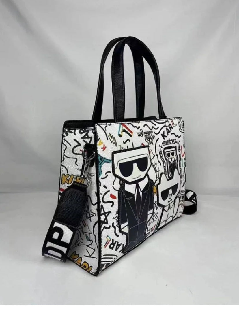 Karl Lagerfeld Canvas Tote Bag