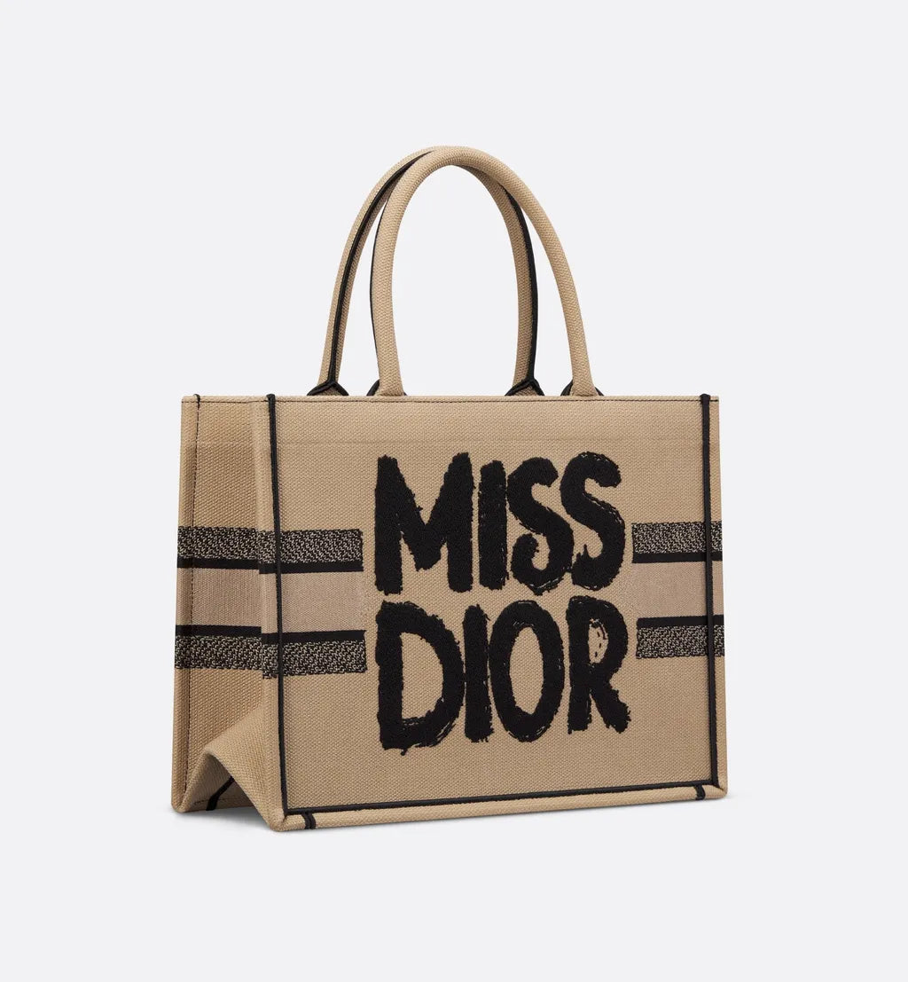 Dior Miss Canvas Tote Bag