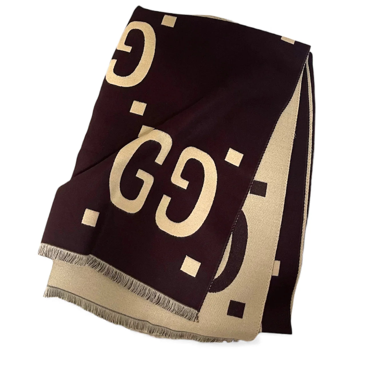 Gucci Double Face Wool Scarf