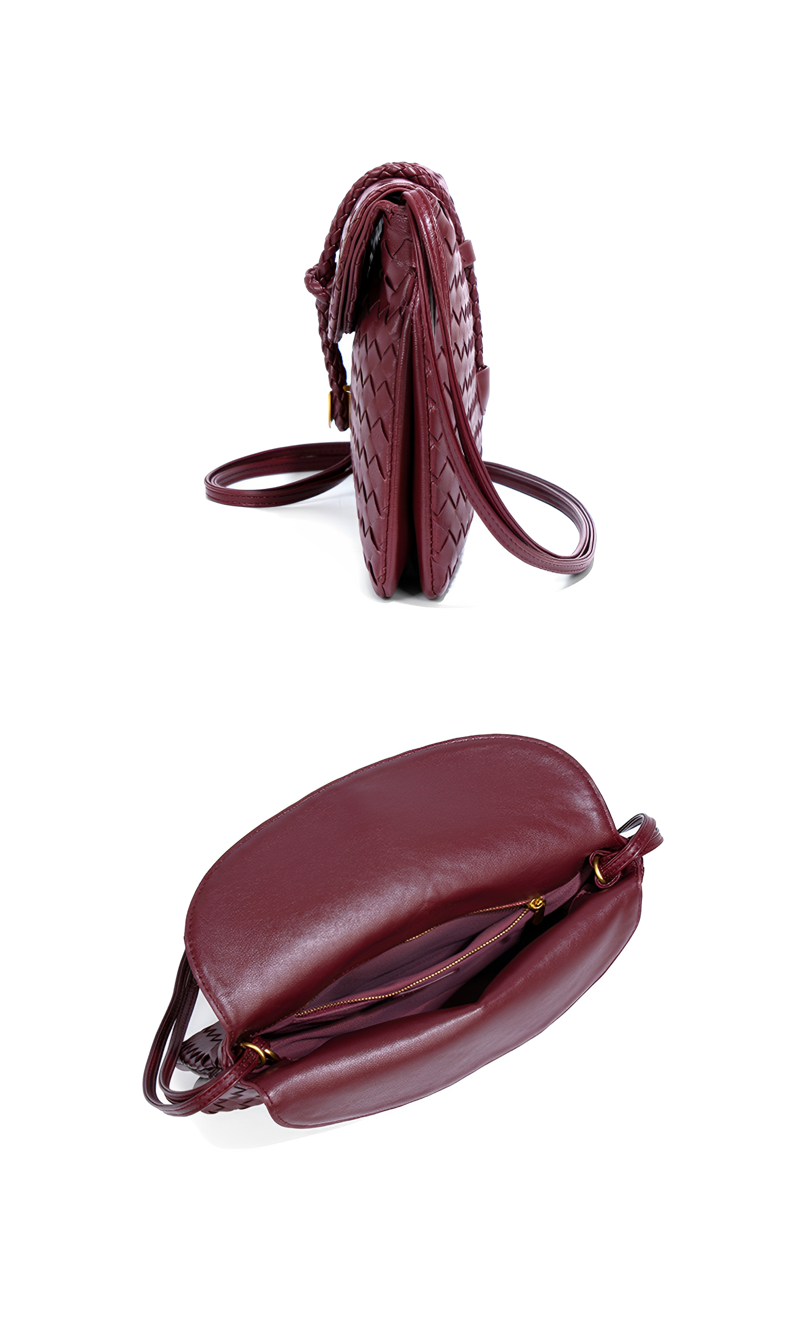 Bottega Veneta Intrecciato Knot Crossbody