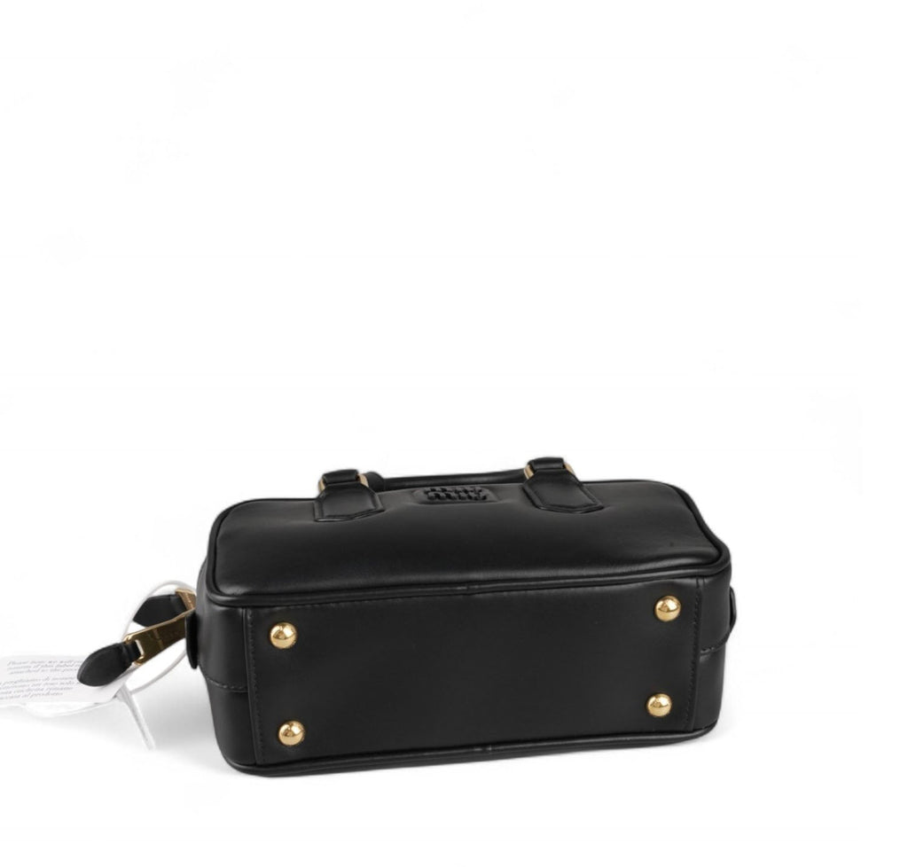 Miu Miu Leather Mini Top Handle Bag