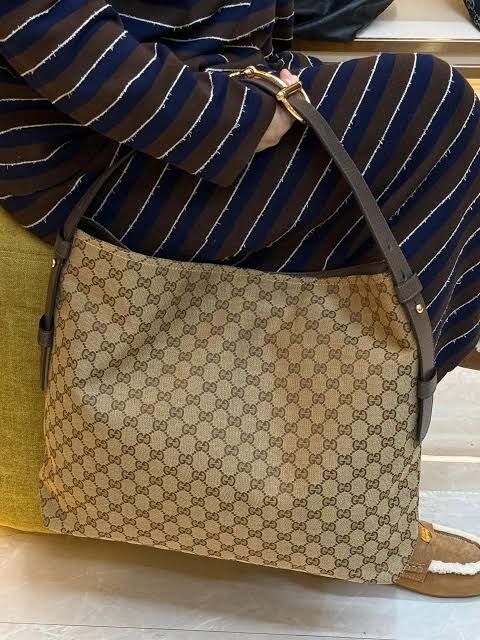 Gucci GG Canvas Hobo Bag
