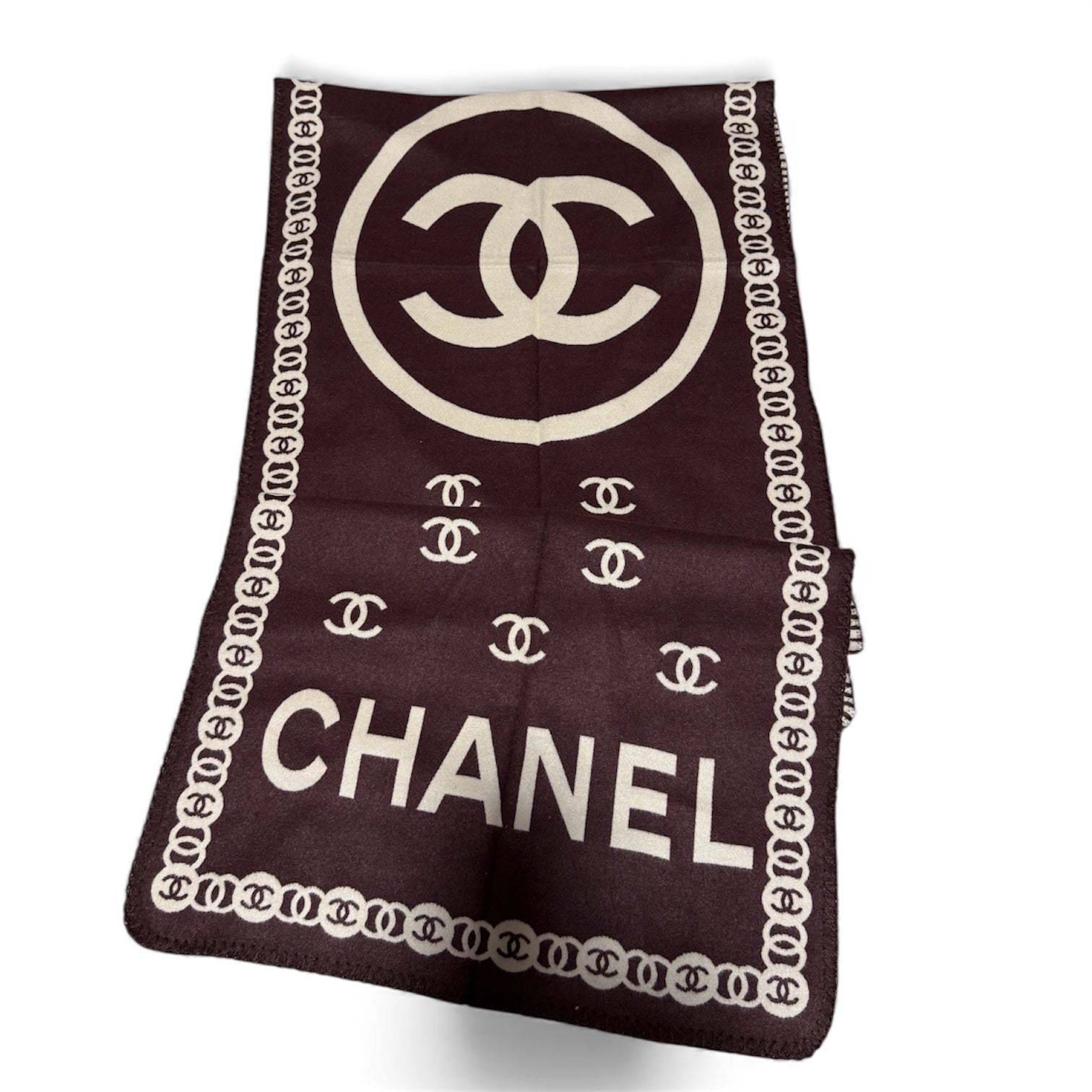 Chanel Cozy Soft Wool Scarf-Double face
