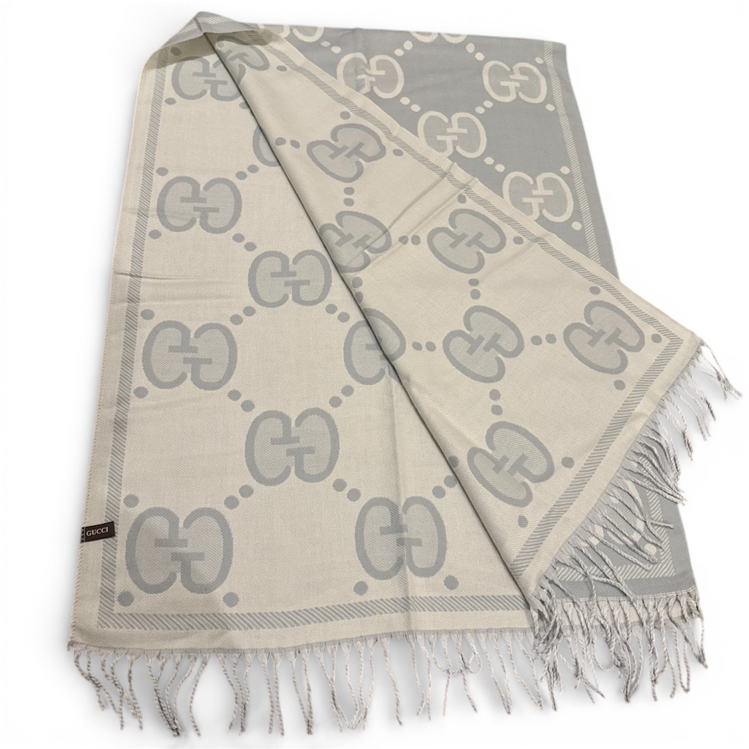 Gucci Double Face Wool Scarf