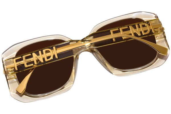 Fendi Logo Oversized Square Sunglasses